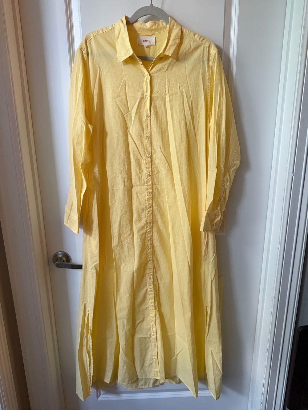 XiRENA Boden Yellow Midi Shirt Dress